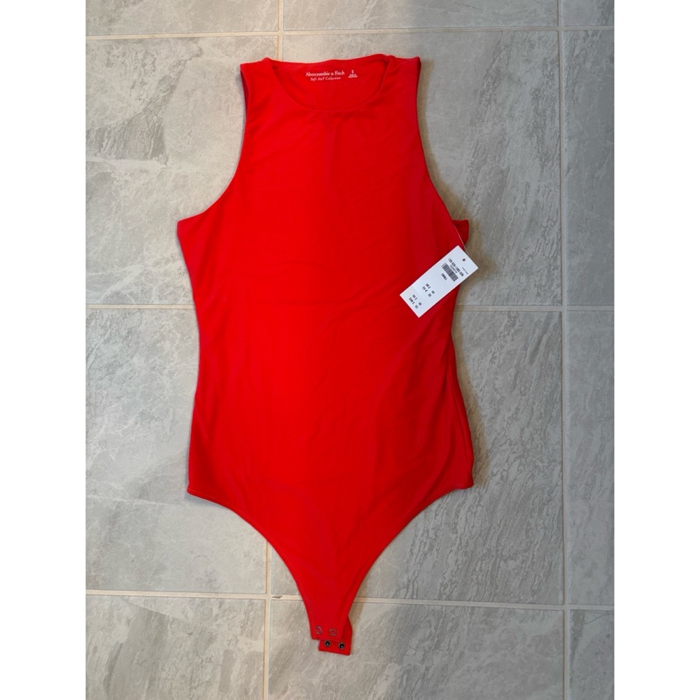 Abercrombie & Fitch Coral Bodysuit Top